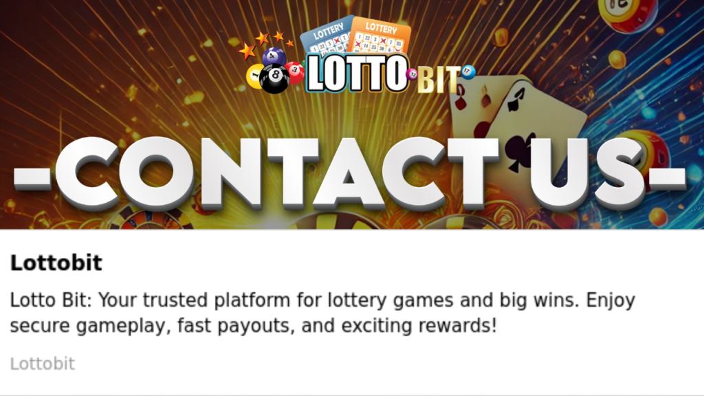 lottobit - Contact Us